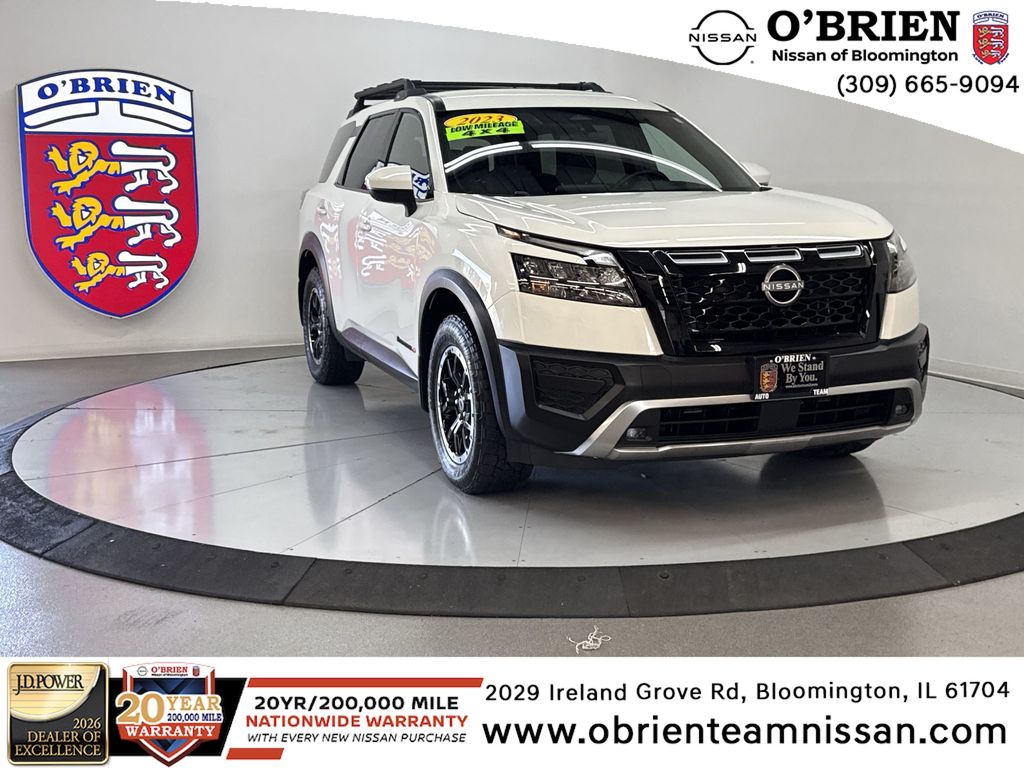 Glacier White 2023 Nissan Pathfinder SUV / Crossover All-Wheel Drive 9-Speed Automatic