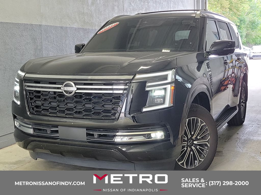 Super Black 2025 Nissan Armada SUV / Crossover Four-Wheel Drive 9-Speed Automatic