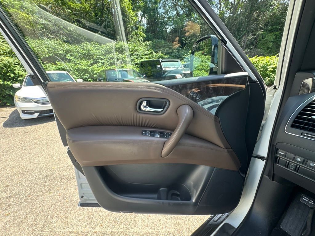 2023 Nissan Armada Platinum White at John Sisson Motors