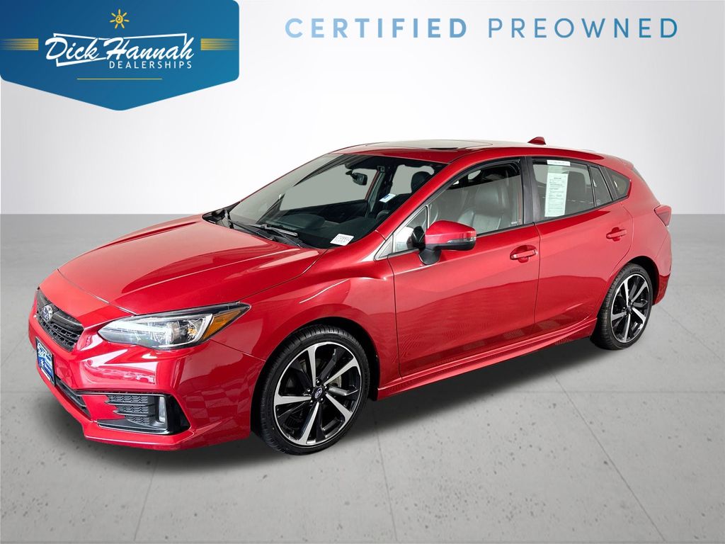 Lithium Red Pearl 2022 Subaru Impreza Wagon All-Wheel Drive Continuously Variable Transmission