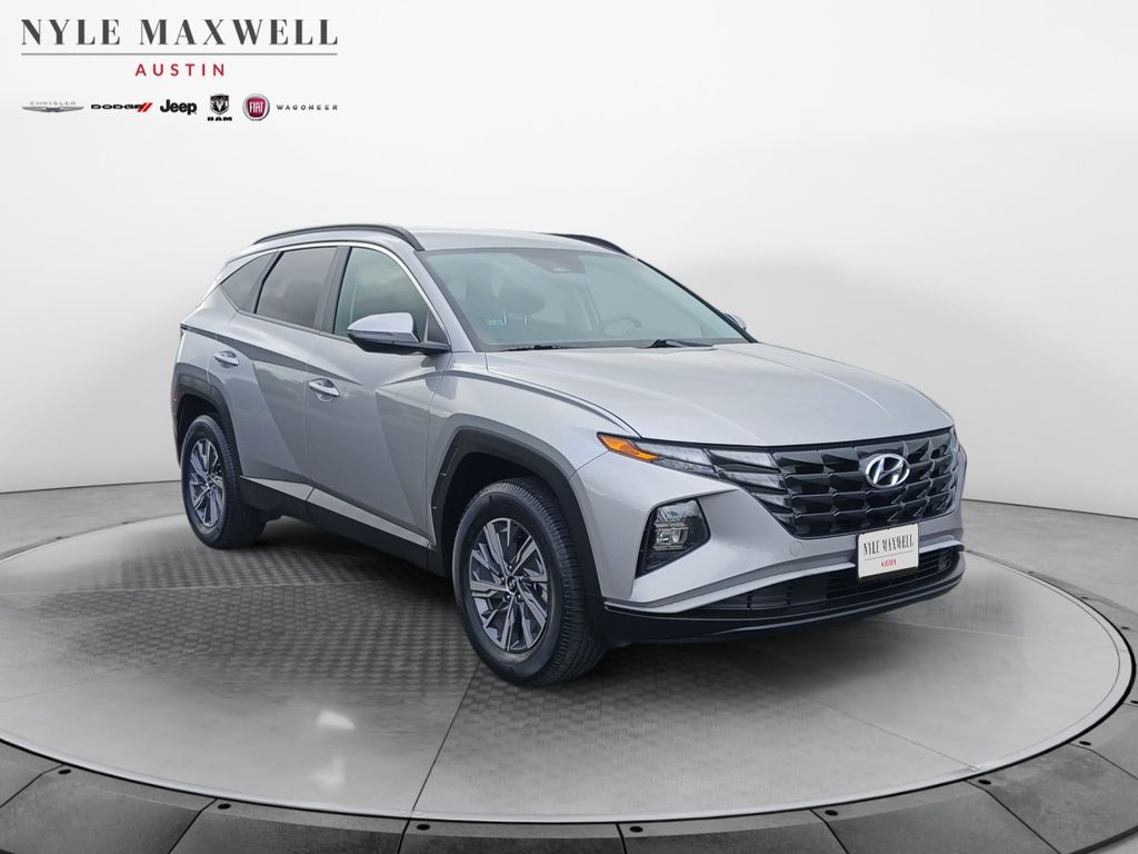 Used Car 2022 Hyundai Tucson Hybrid  Blue For Sale Under $20,000 In Austin, Texas