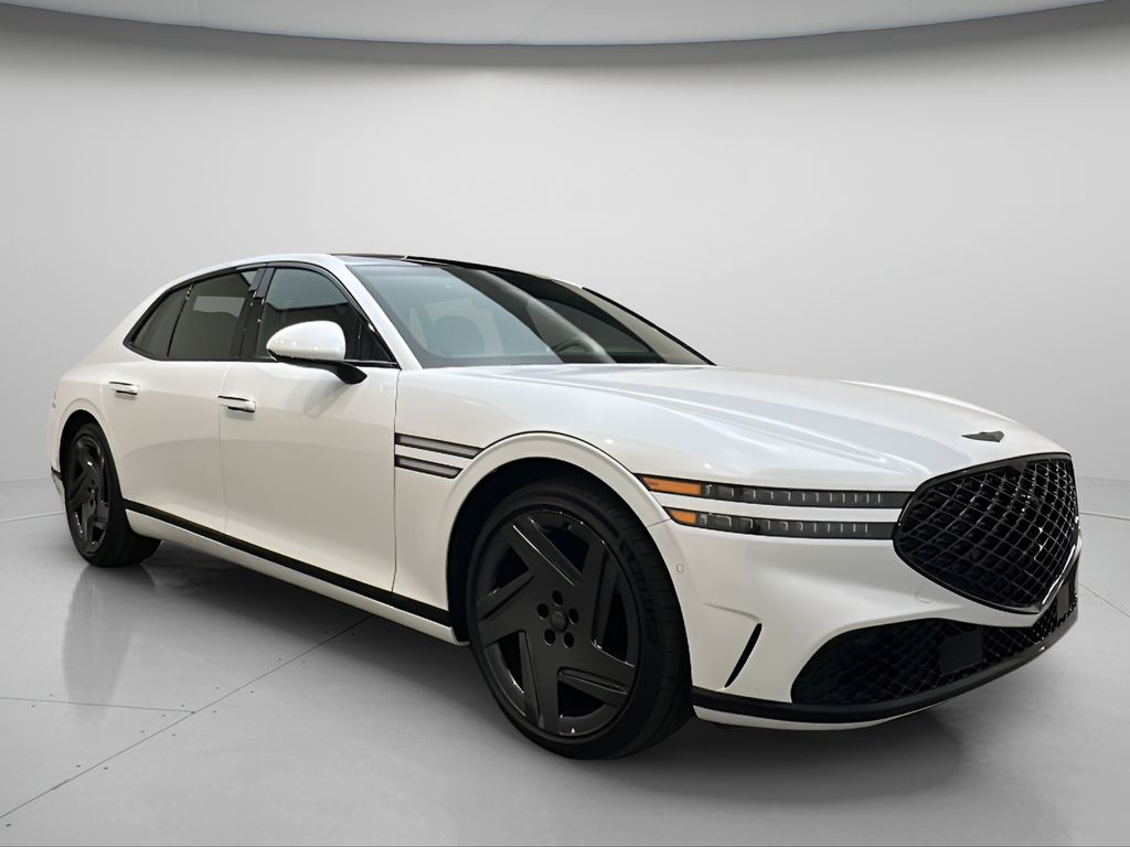 Uyuni White 2026 Genesis G90 3.5T e-Supercharger Black AWD Sedan All-Wheel Drive 8-Speed Automatic