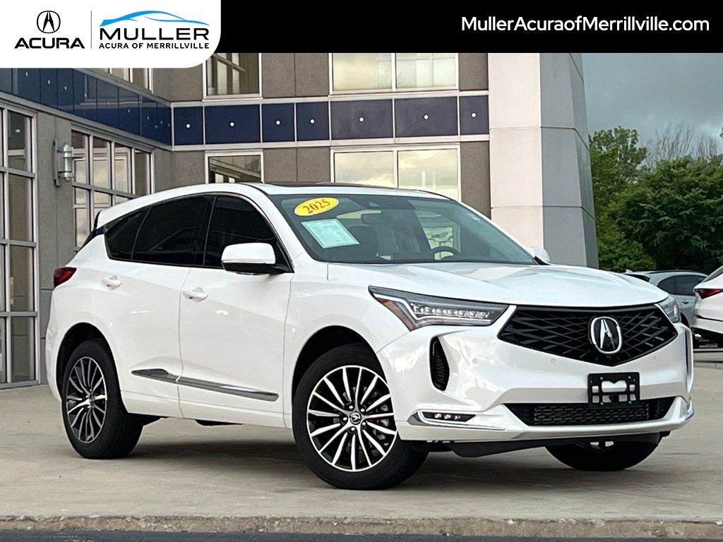 Platinum White 2025 Acura RDX SH-AWD with Advance Package SUV / Crossover All-Wheel Drive Automatic