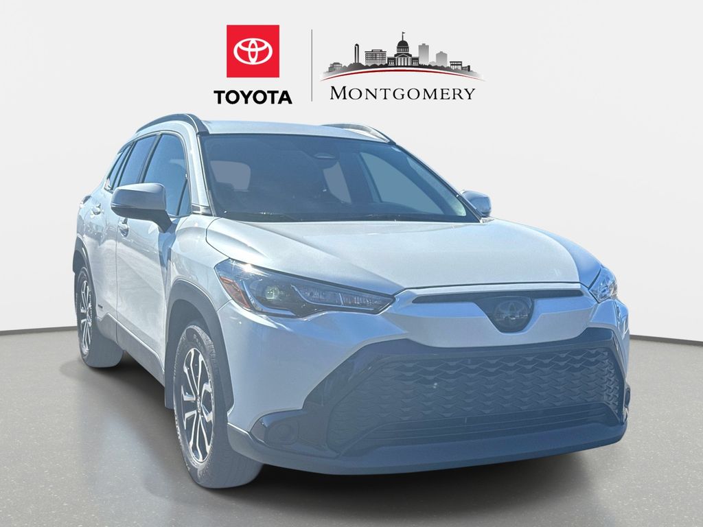 White (Wind Chill Pearl) 2024 Toyota Corolla Cross Hybrid SE AWD SUV / Crossover All-Wheel Drive Continuously Variable Transmission