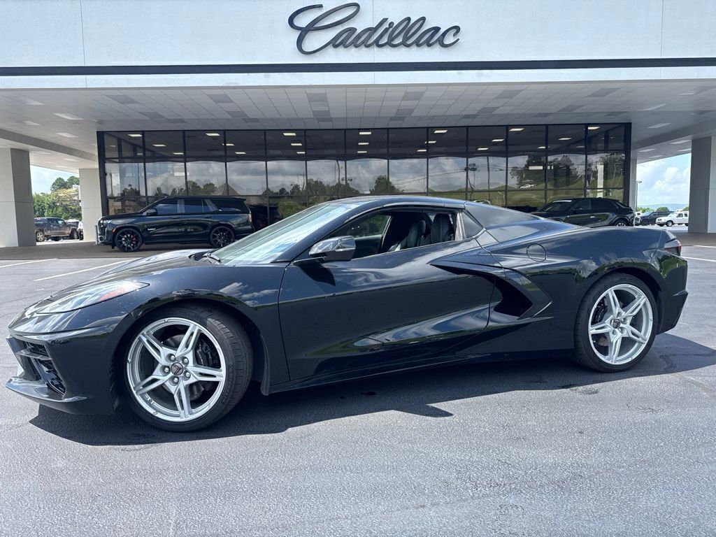 Black 2025 Chevrolet Corvette Stingray 3LT Convertible RWD Convertible Rear-Wheel Drive 8-Speed Dual Clutch