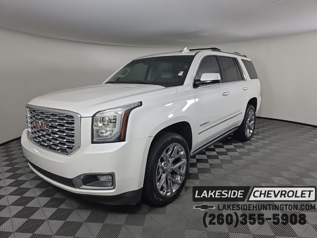 White Frost Tricoat 2020 GMC Yukon SUV / Crossover Four-Wheel Drive