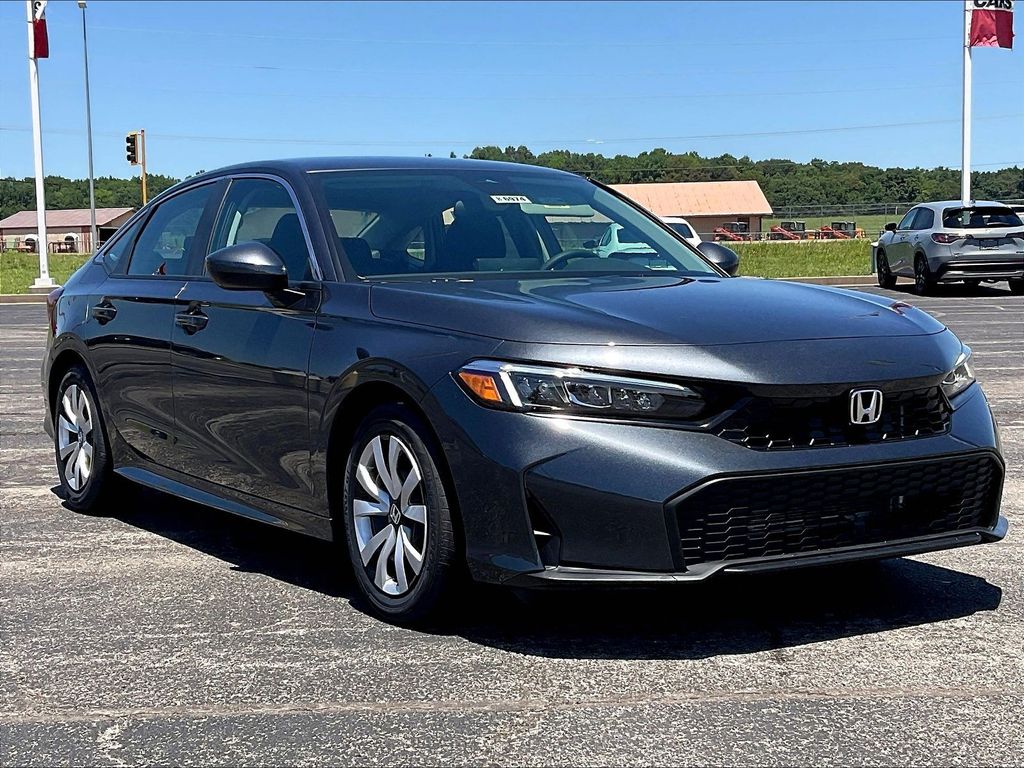 Meteorite 2026 Honda Civic LX FWD Sedan Front-Wheel Drive Continuously Variable Transmission