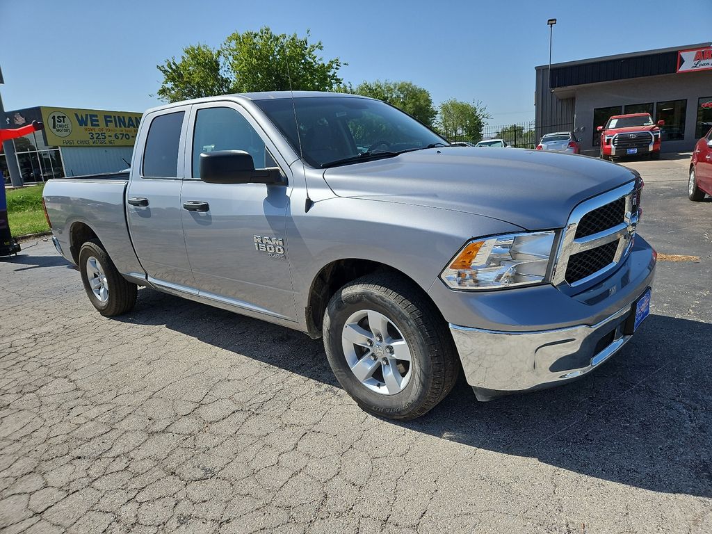 Billet Silver Metallic Clearcoat 2024 RAM 1500 Pickup Truck 4X2 8-Speed Automatic