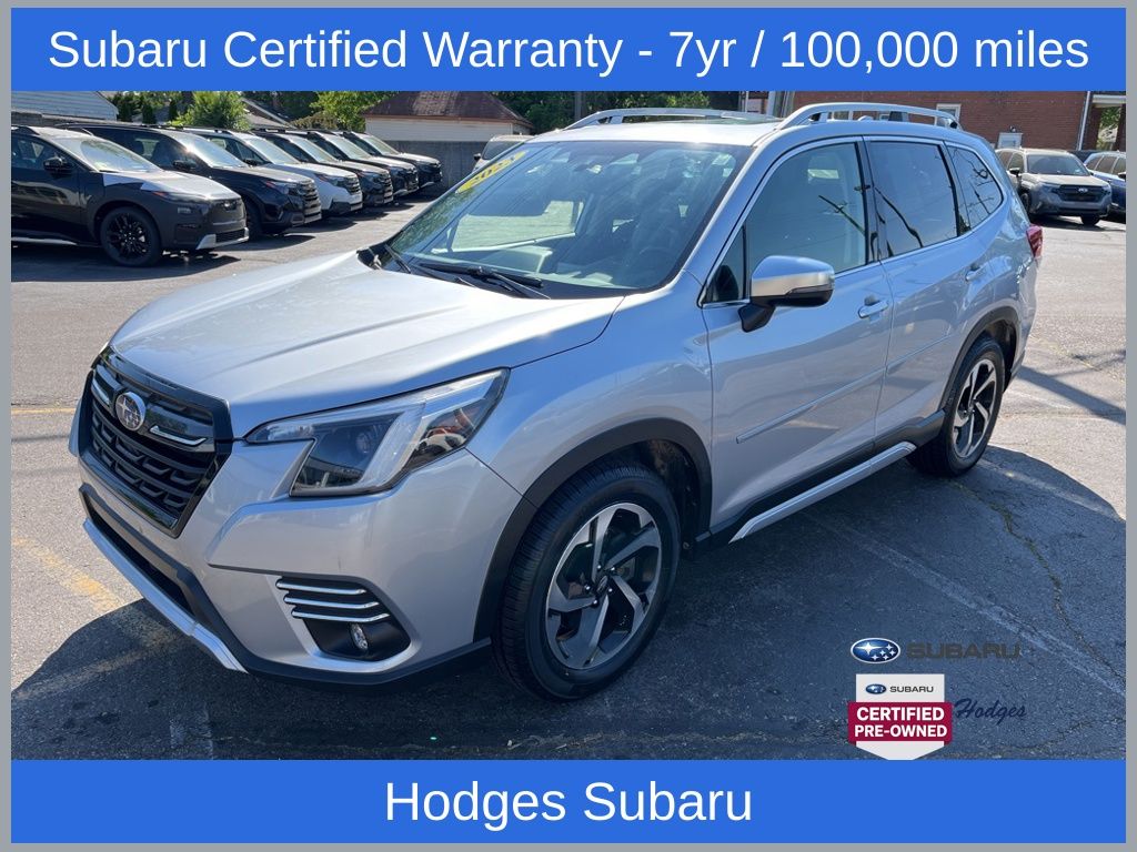 Ice Silver Metallic 2023 Subaru Forester Touring Crossover AWD SUV / Crossover All-Wheel Drive Continuously Variable Transmission