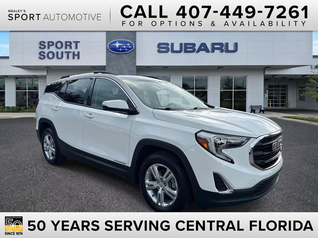 Summit White 2019 GMC Terrain SUV / Crossover Front-Wheel Drive 9-Speed Automatic