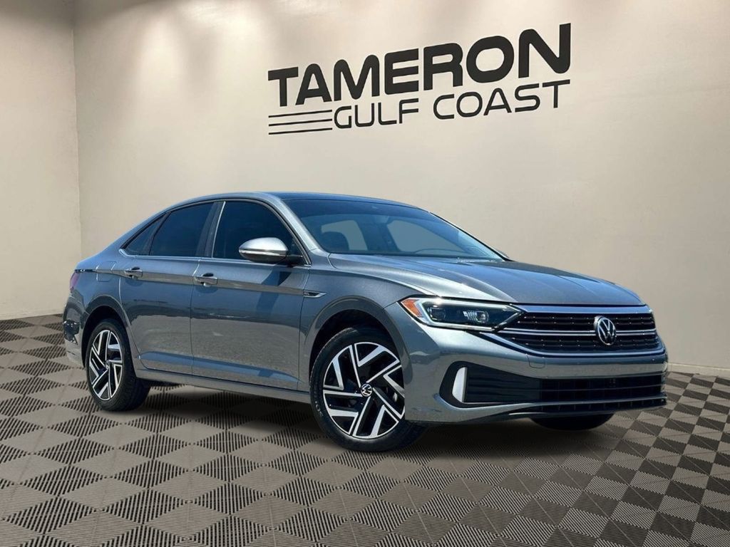 Platinum Gray Metallic 2024 Volkswagen Jetta SEL FWD Sedan Front-Wheel Drive 8-Speed Automatic