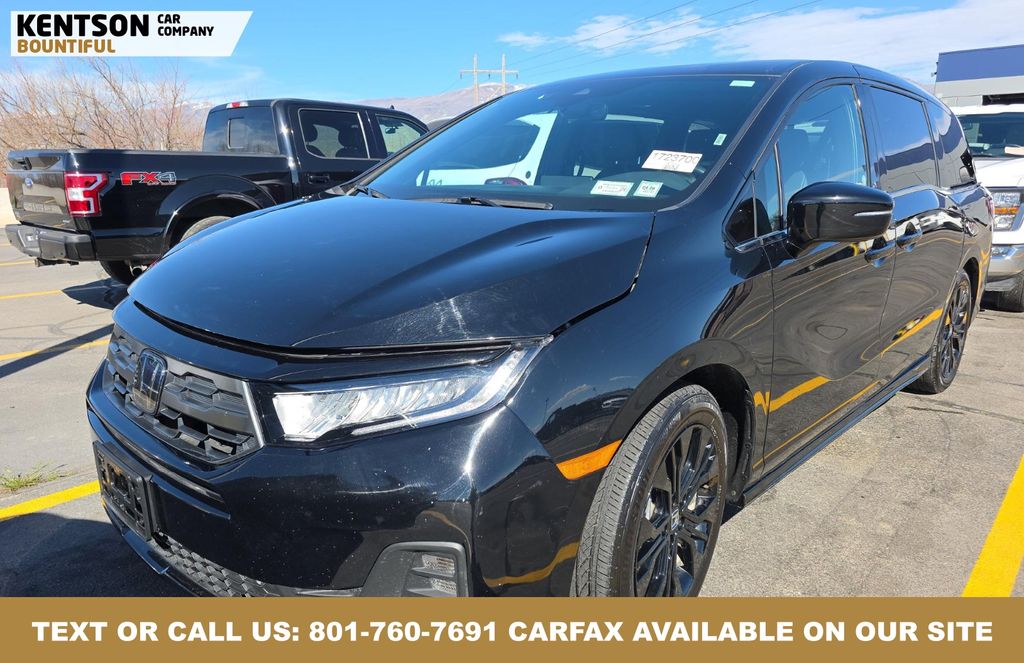 Black 2025 Honda Odyssey Sport-L FWD Minivan Front-Wheel Drive Automatic