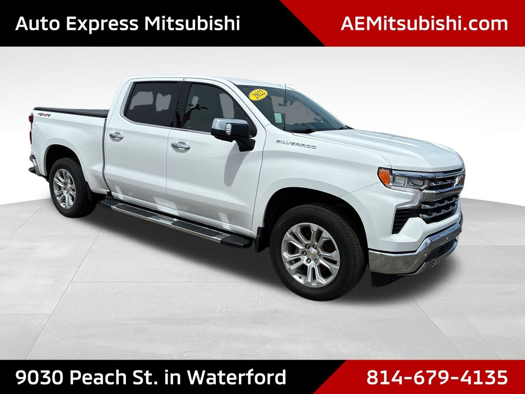 2022 Chevrolet Silverado 1500 LTZ White at Phil Fitts Ford