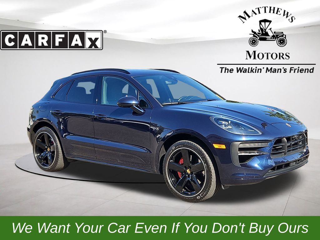 Night Blue Metallic 2021 Porsche Macan SUV / Crossover All-Wheel Drive 7-Speed Automatic