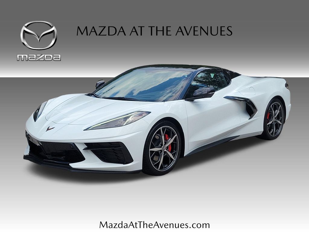 Arctic White 2023 Chevrolet Corvette Stingray 3LT Convertible RWD Convertible Rear-Wheel Drive 8-Speed Dual Clutch