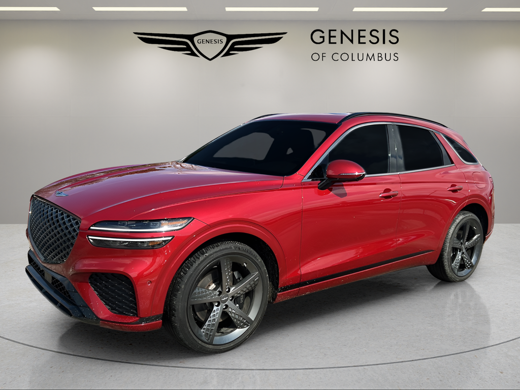 Mauna Red 2025 Genesis GV70 3.5T Sport AWD SUV / Crossover All-Wheel Drive 8-Speed Automatic