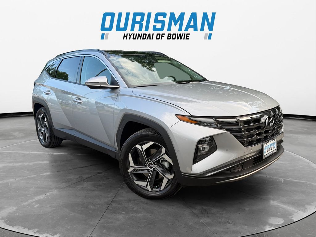 Shimmering Silver 2023 Hyundai Tucson Hybrid Plug-In Limited AWD SUV / Crossover All-Wheel Drive 6-Speed Automatic