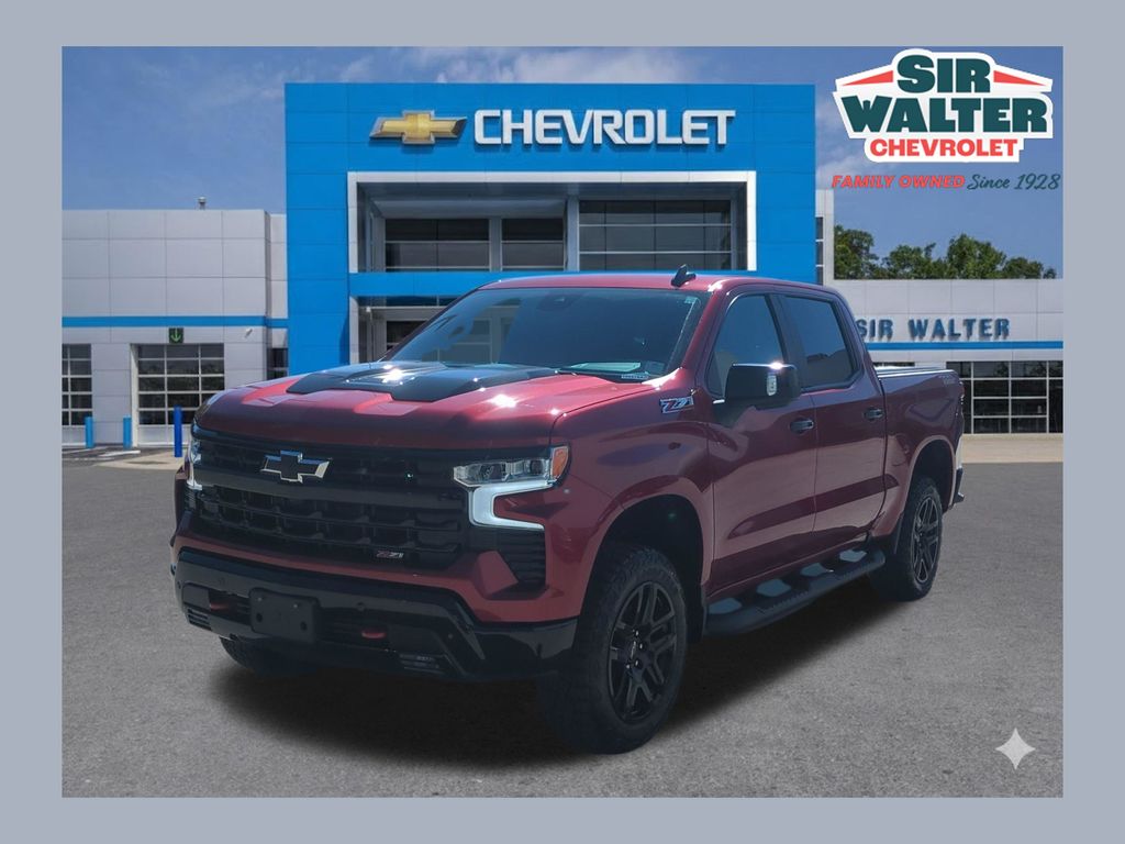 Radiant Red Tintcoat 2024 Chevrolet Silverado 1500 LT Trail Boss Crew Cab 4WD Pickup Truck Four-Wheel Drive Automatic