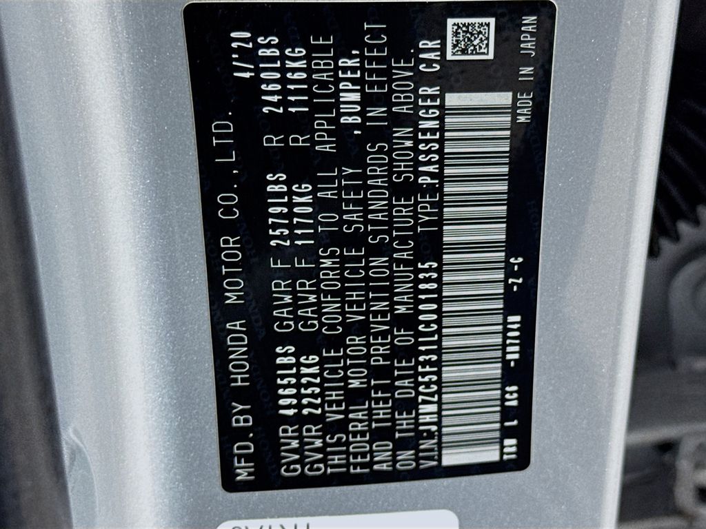 Used Car 2020 Honda Clarity Plug-in Hybrid  Touring For Sale Under $25,000 In Austin, Texas