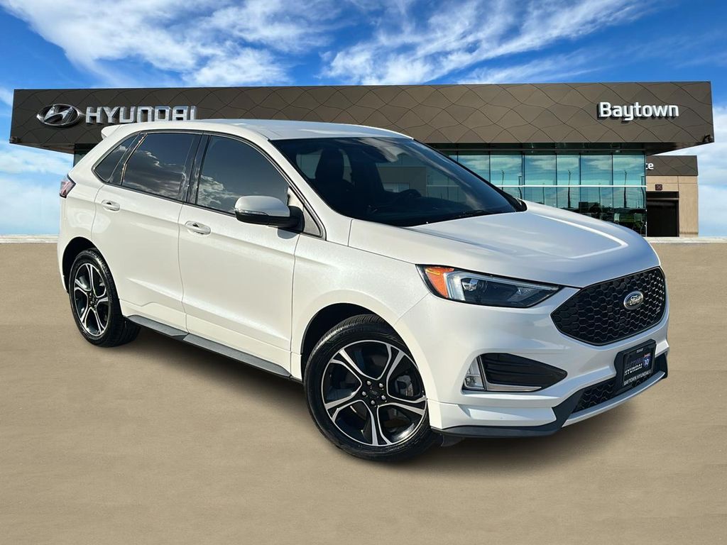 2023 Ford Edge ST White at North Houston Mitsubishi
