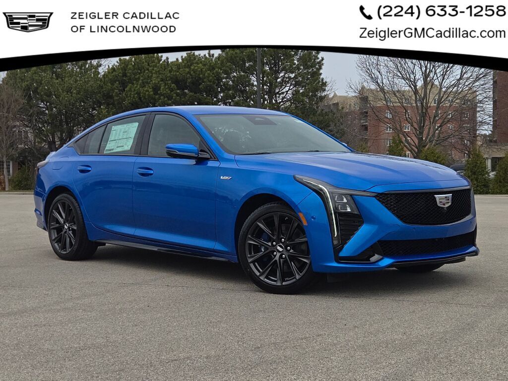 Coastal Blue Metallic 2026 Cadillac CT5 V-Series AWD Sedan All-Wheel Drive Automatic