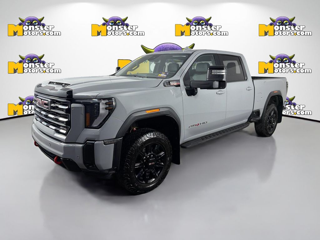 Gray 2025 GMC Sierra 2500HD Pickup Truck Four-Wheel Drive Automatic