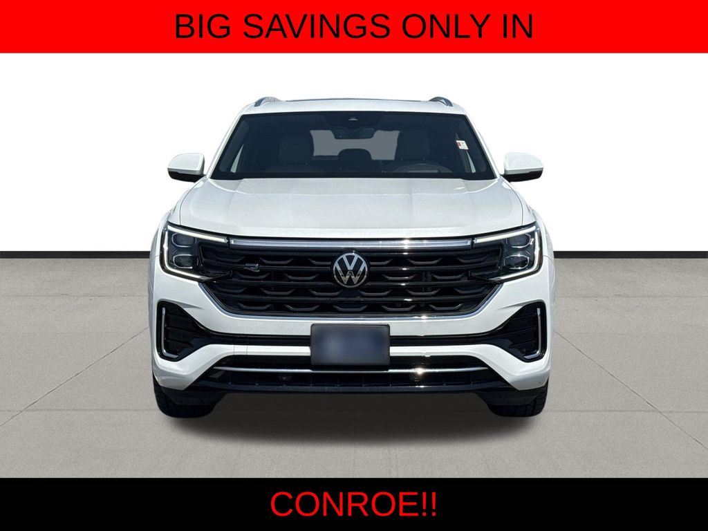 2024 Volkswagen Atlas Cross Sport 2.0T SEL R-Line White at DeMontrond Gulf Freeway