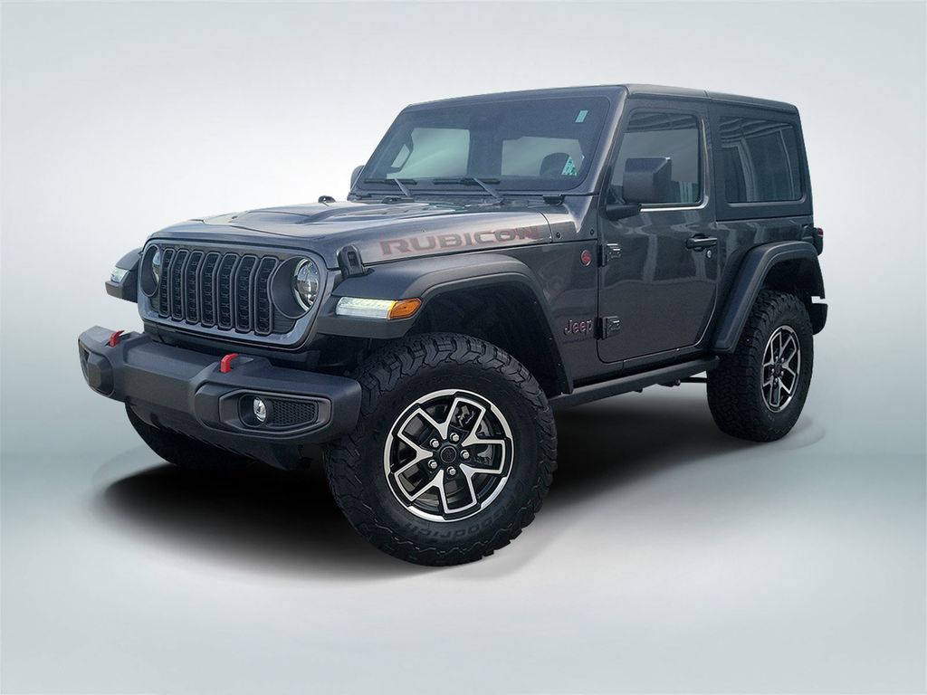 Gray (Granite Crystal Metallic Clearcoat) 2024 Jeep Wrangler Rubicon 2-Door 4WD SUV / Crossover Four-Wheel Drive 8-Speed Automatic