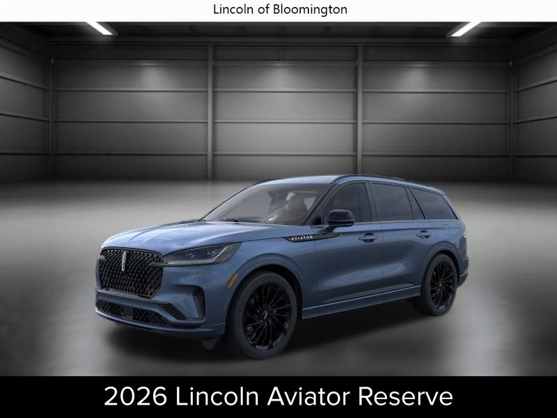 Blue 2026 Lincoln Aviator Reserve AWD SUV / Crossover All-Wheel Drive Automatic