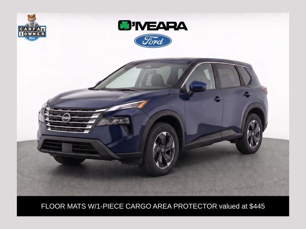 Deep Ocean Blue Pearl 2024 Nissan Rogue SUV / Crossover All-Wheel Drive Continuously Variable Transmission