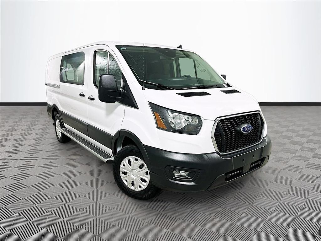 Oxford White 2024 Ford Transit Cargo 250 Low Roof LB RWD Van Rear-Wheel Drive