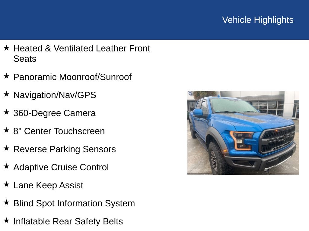 2019 Ford F-150 Raptor