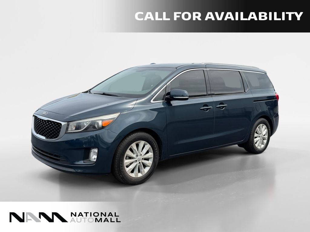 Midnight Sapphire 2017 Kia Sedona Minivan Front-Wheel Drive 6-Speed Automatic