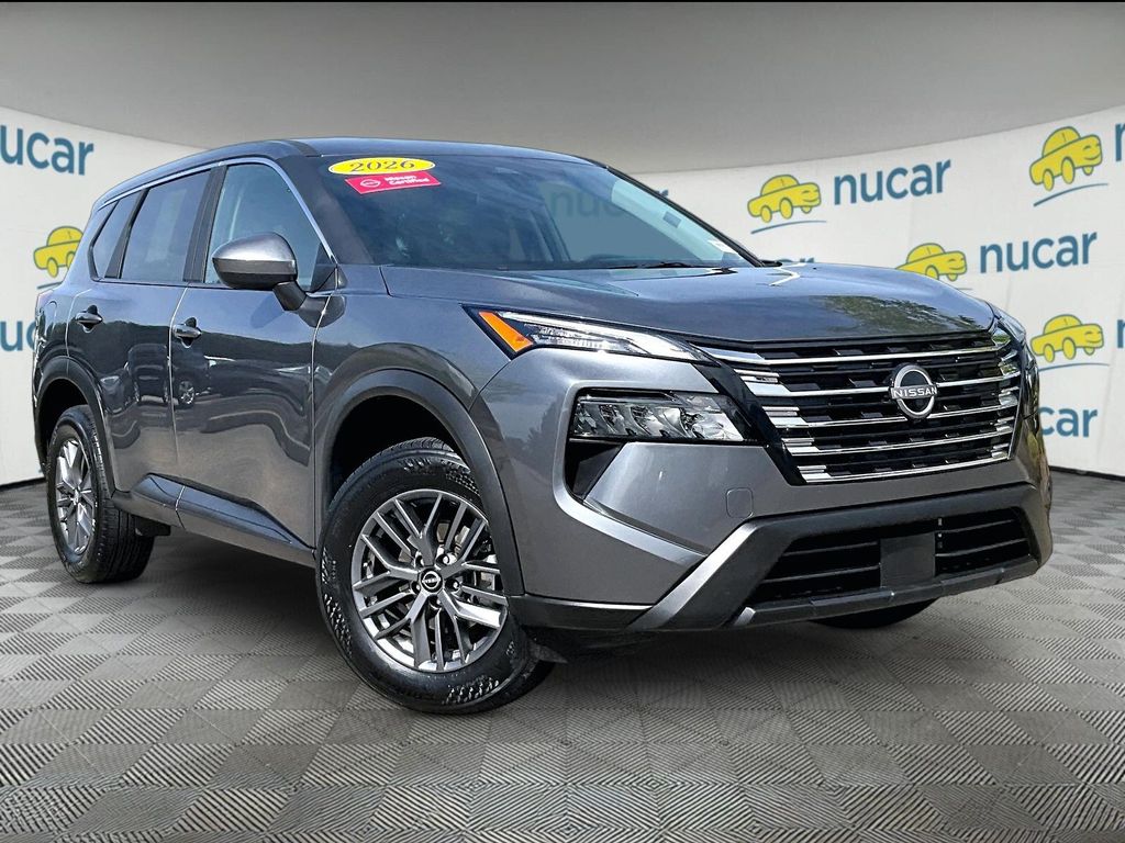 Gray (Gun Metallic) 2026 Nissan Rogue SUV / Crossover All-Wheel Drive Continuously Variable Transmission