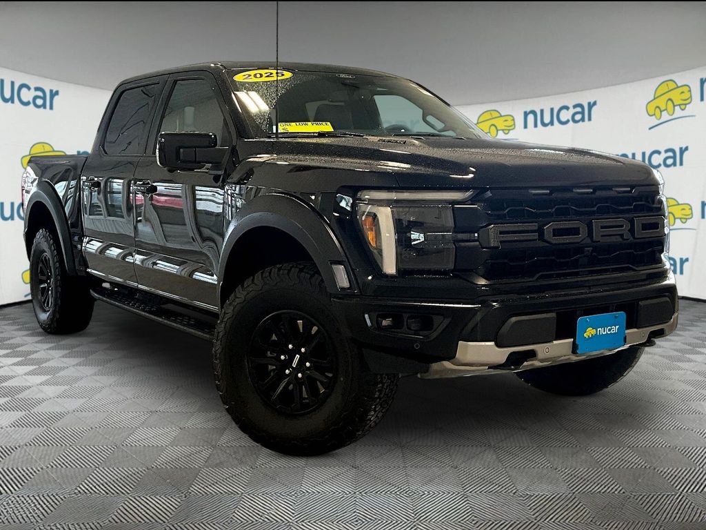 Black Metallic 2025 Ford F-150 Raptor SuperCrew 4WD Pickup Truck Four-Wheel Drive Automatic