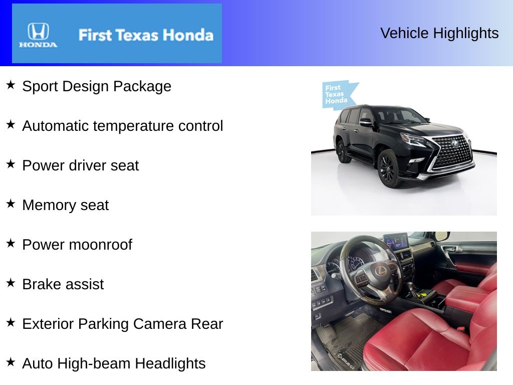 Used Car 2022 Lexus Gx  Wagon 4 Dr. Four Wheel Drive For Sale In Austin, Texas