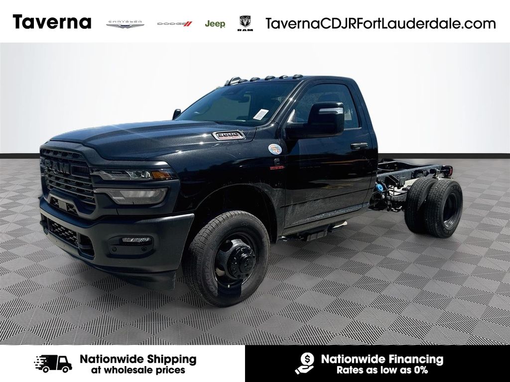 Diamond Black 2027 RAM 3500 Chassis Pickup Truck Four-Wheel Drive 8-Speed Automatic