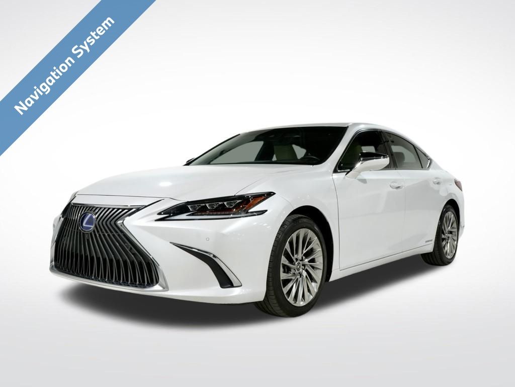 White Pearl 2021 Lexus ES Hybrid 300h Ultra Luxury FWD Sedan Front-Wheel Drive Continuously Variable Transmission