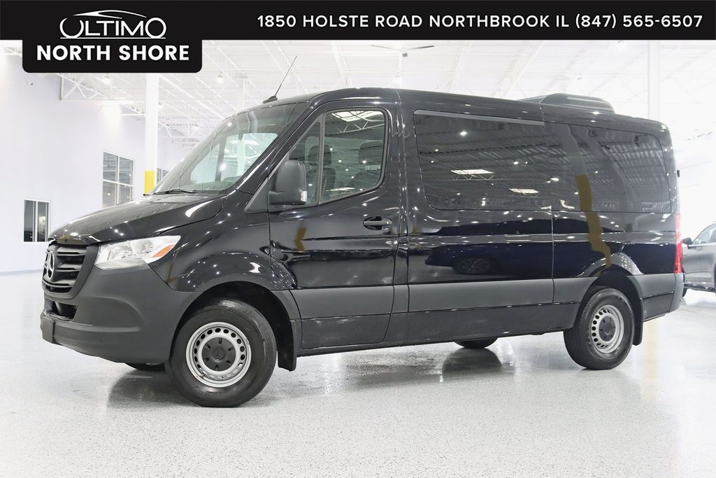 Obsidian Black Metallic 2023 Mercedes-Benz Sprinter Van Rear-Wheel Drive 9-Speed Automatic