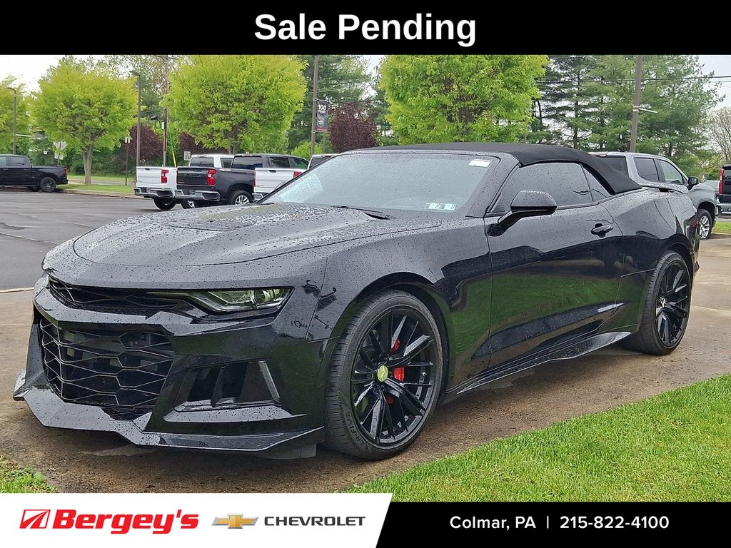 Black 2022 Chevrolet Camaro Convertible Rear-Wheel Drive Automatic