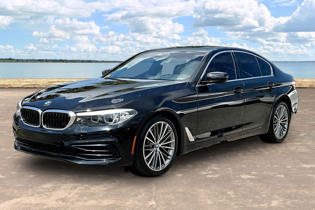 Jet Black 2019 BMW 5 Series Sedan Rear-Wheel Drive 8-Speed Automatic