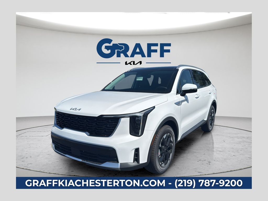 Glacial White Pearl 2026 Kia Sorento SUV / Crossover Front-Wheel Drive 8-Speed Automatic