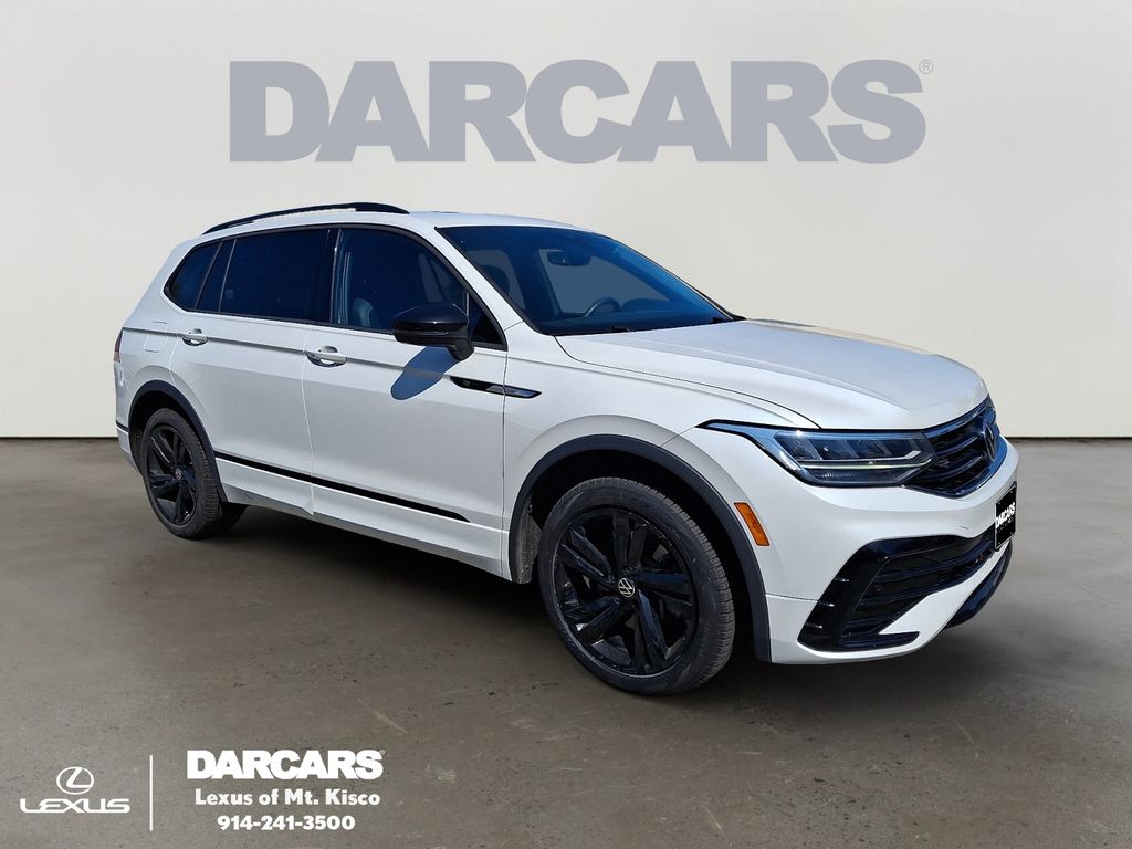 Opal White 2023 Volkswagen Tiguan SUV / Crossover All-Wheel Drive 8-Speed Automatic