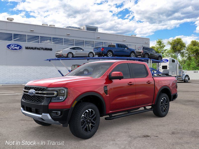 Ruby Red Metallic Tinted Clearcoat 2026 Ford Ranger Pickup Truck Four-Wheel Drive Automatic