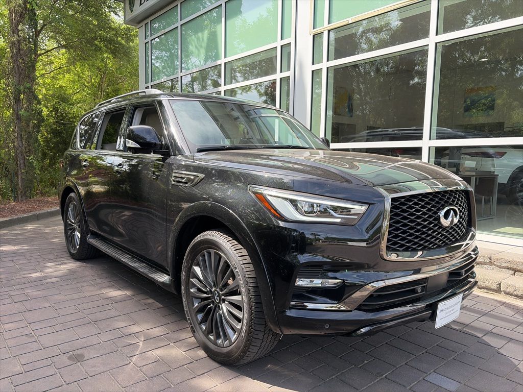 Mineral Black 2024 INFINITI QX80 Premium Select 4WD SUV / Crossover All-Wheel Drive 7-Speed Automatic