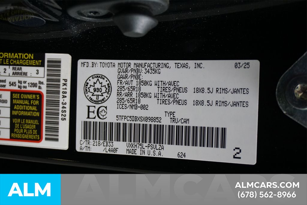 Used 2025 Black Toyota TRD Pro image 64