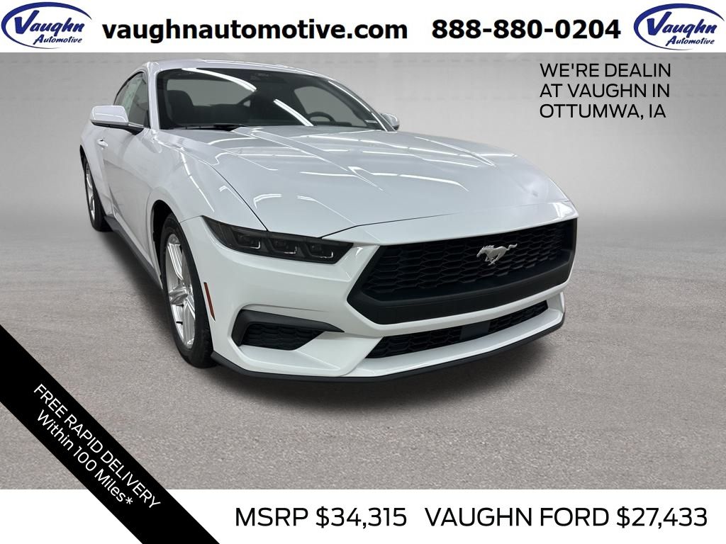 Oxford White 2026 Ford Mustang EcoBoost Fastback RWD Coupe Rear-Wheel Drive Automatic
