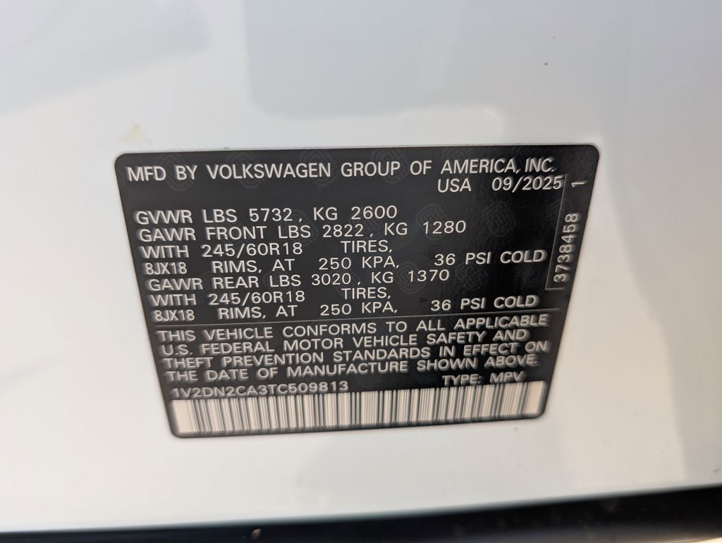 2026 Volkswagen Atlas 2.0T SE White at DeMontrond Auto Country