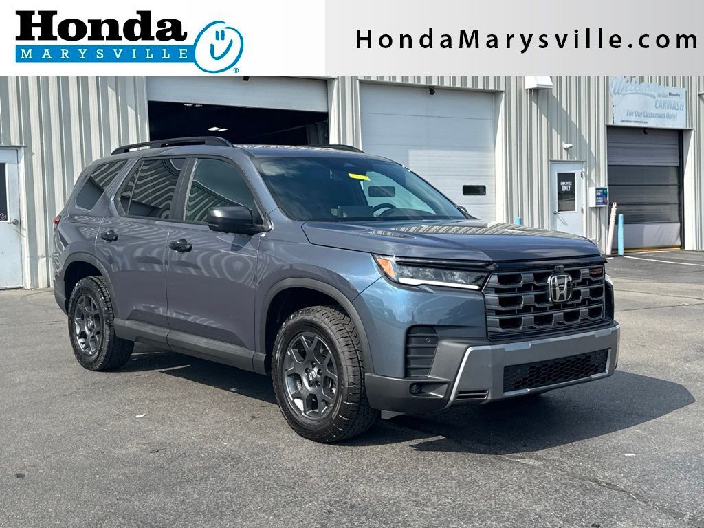 Smoke Blue Pearl 2026 Honda Pilot SUV / Crossover All-Wheel Drive Automatic