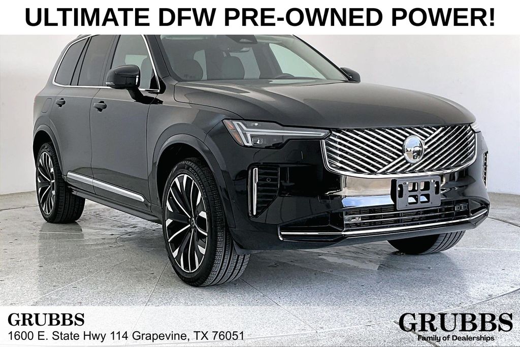 Onyx Black Metallic 2025 Volvo XC90 B6 Plus Bright Theme 7-Passenger AWD SUV / Crossover All-Wheel Drive Automatic